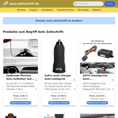 Screenshot auto-zeitschrift.de