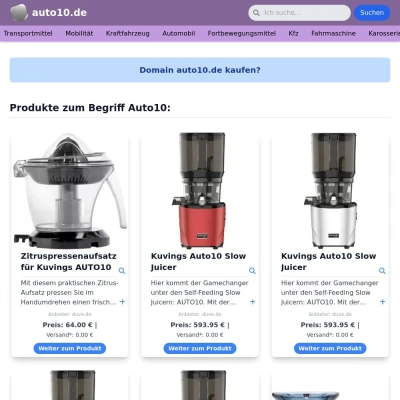 Screenshot auto10.de