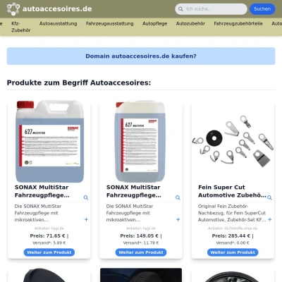 Screenshot autoaccesoires.de