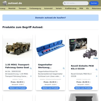 Screenshot autoad.de