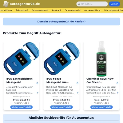 Screenshot autoagentur24.de