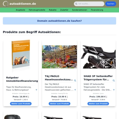 Screenshot autoaktionen.de