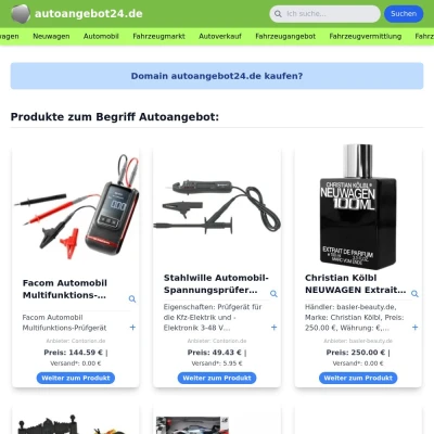 Screenshot autoangebot24.de