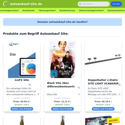 Screenshot autoankauf-site.de