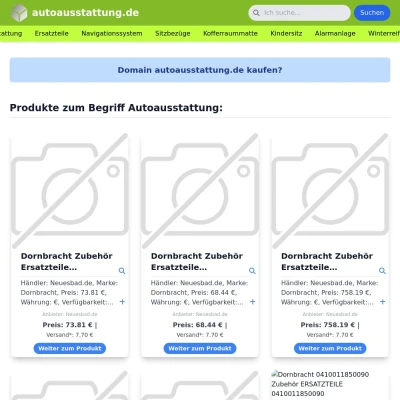 Screenshot autoausstattung.de