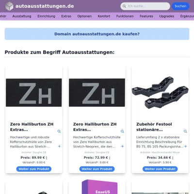 Screenshot autoausstattungen.de
