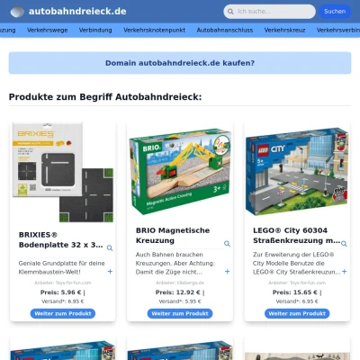 Screenshot autobahndreieck.de