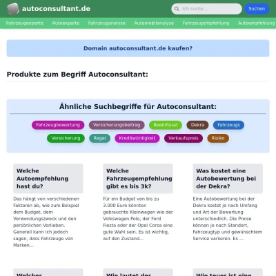 Screenshot autoconsultant.de