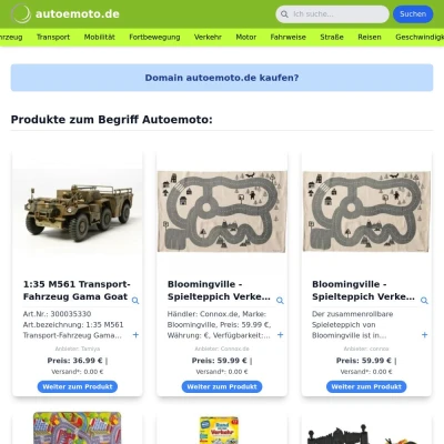 Screenshot autoemoto.de