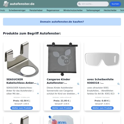 Screenshot autofenster.de