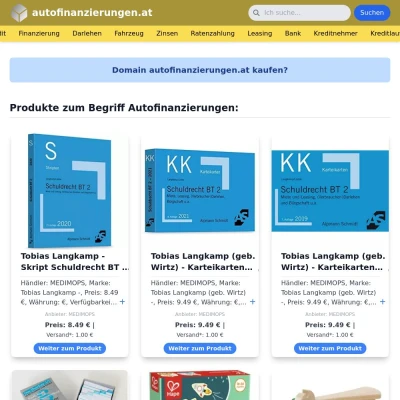 Screenshot autofinanzierungen.at