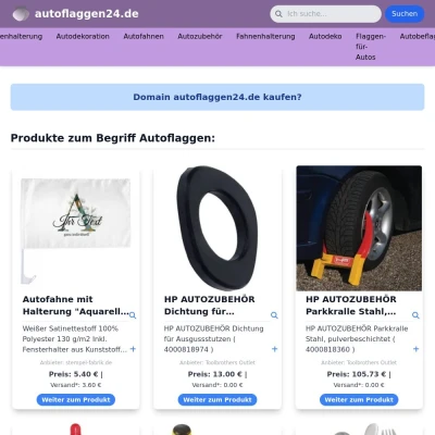 Screenshot autoflaggen24.de