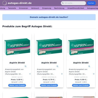 Screenshot autogas-direkt.de