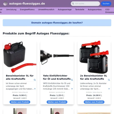 Screenshot autogas-fluessiggas.de