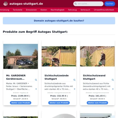 Screenshot autogas-stuttgart.de