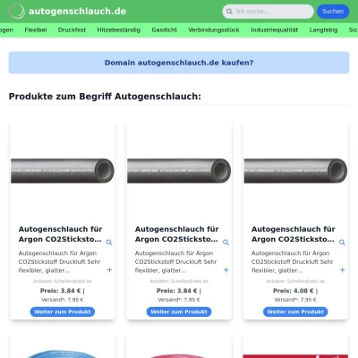 Screenshot autogenschlauch.de