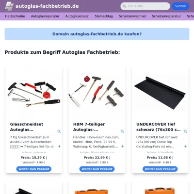Screenshot autoglas-fachbetrieb.de