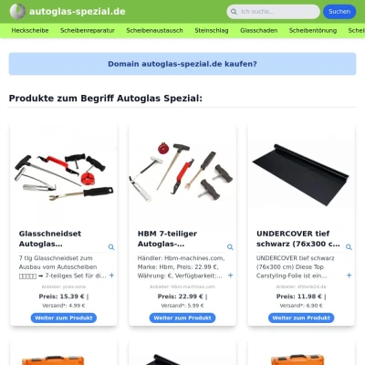 Screenshot autoglas-spezial.de