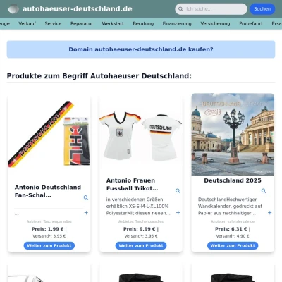 Screenshot autohaeuser-deutschland.de