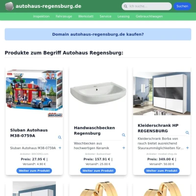 Screenshot autohaus-regensburg.de