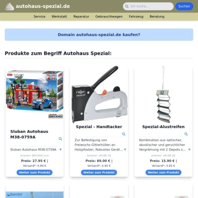 Screenshot autohaus-spezial.de