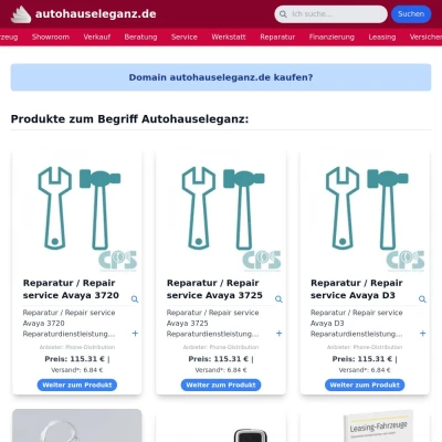 Screenshot autohauseleganz.de