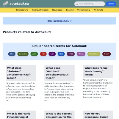 Screenshot autokauf.eu