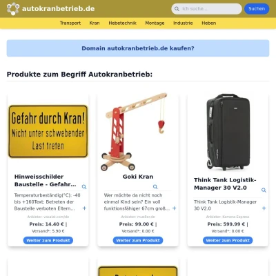 Screenshot autokranbetrieb.de