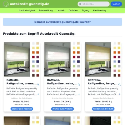 Screenshot autokredit-guenstig.de