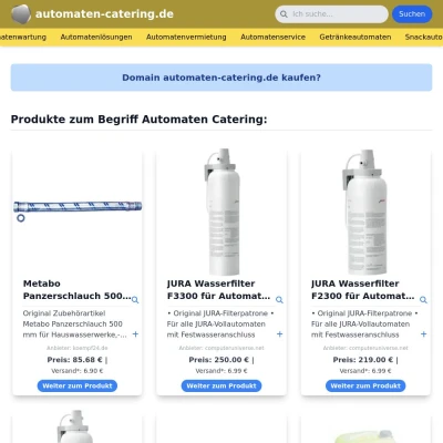 Screenshot automaten-catering.de