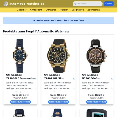 Screenshot automatic-watches.de