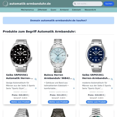Screenshot automatik-armbanduhr.de