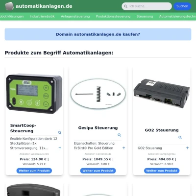 Screenshot automatikanlagen.de