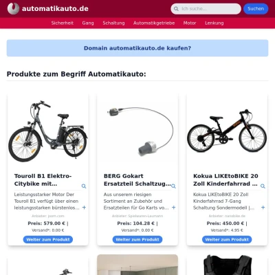 Screenshot automatikauto.de