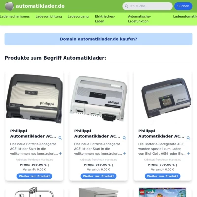 Screenshot automatiklader.de