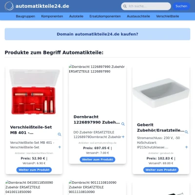 Screenshot automatikteile24.de