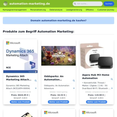 Screenshot automation-marketing.de