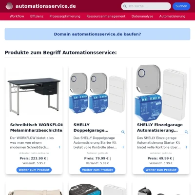 Screenshot automationsservice.de