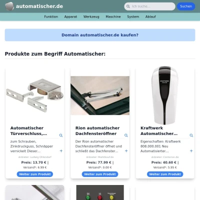 Screenshot automatischer.de