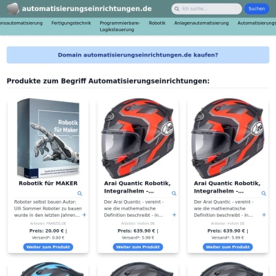 Screenshot automatisierungseinrichtungen.de