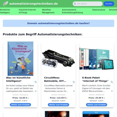 Screenshot automatisierungstechniken.de