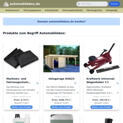 Screenshot automobilebox.de