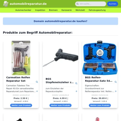 Screenshot automobilreparatur.de