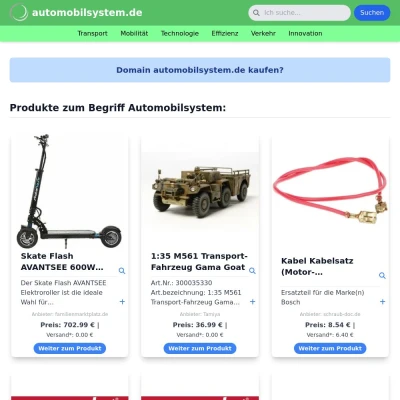 Screenshot automobilsystem.de