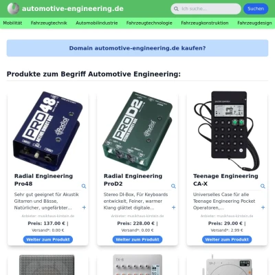 Screenshot automotive-engineering.de