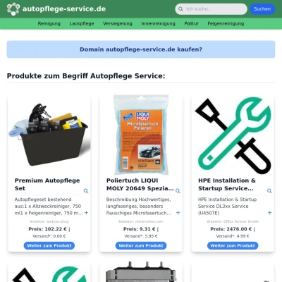 Screenshot autopflege-service.de