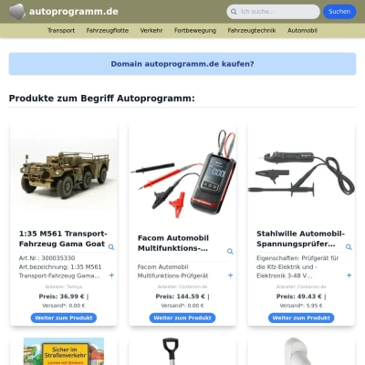 Screenshot autoprogramm.de