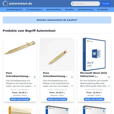 Screenshot autorentool.de