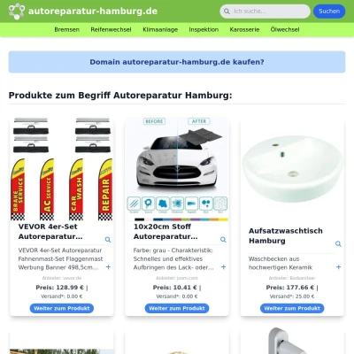 Screenshot autoreparatur-hamburg.de