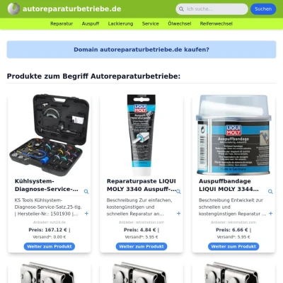 Screenshot autoreparaturbetriebe.de